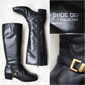 VTG SHOE DEPT. Collection Chelsea Black Genuine Leather Riding Boots – Size 11B